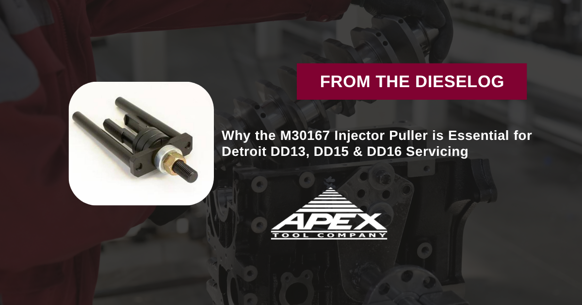 M30167 Detroit Diesel DD13 DD15 DD16 Heavy Duty Fuel Injector Puller Tool Assembly